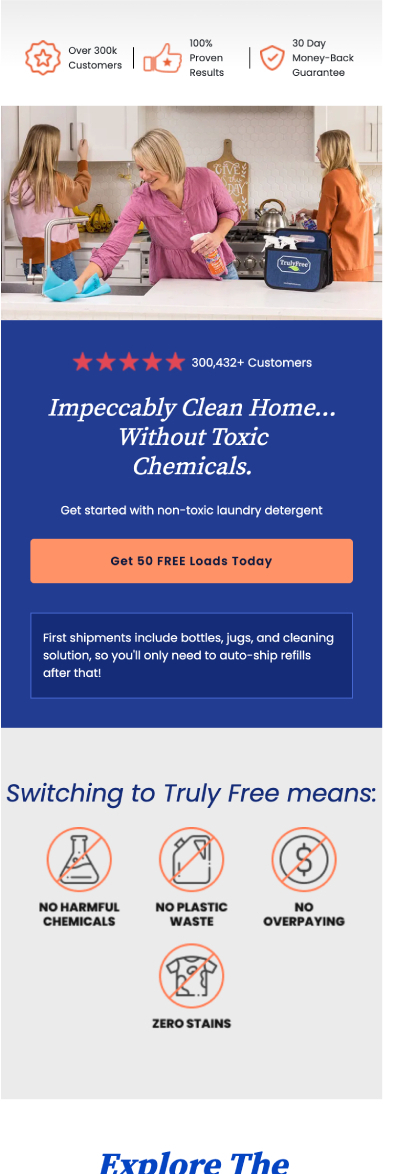Old homepage